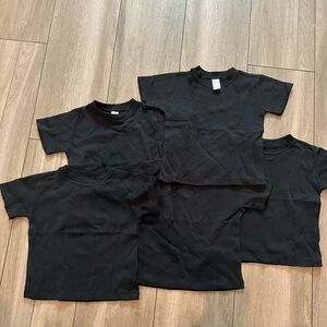 100% cotton Black tees brand new